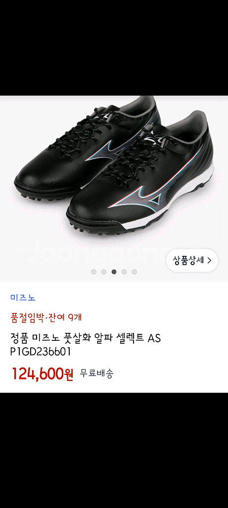 미즈노풋살화 260--0