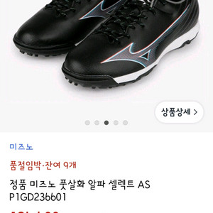 미즈노풋살화 260