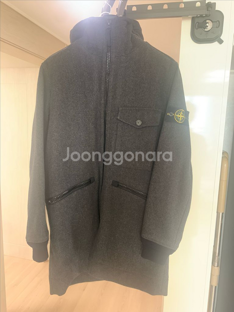 스톤아일랜드 후드 코트 L--0