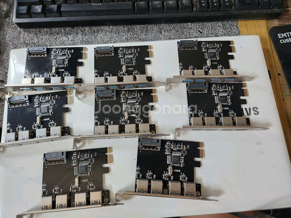 pci용 usb(4포트)확장키트 usb3.0 8장일괄--0