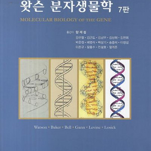 왓슨 분자생물학 7판 (Watson 저) [새책]