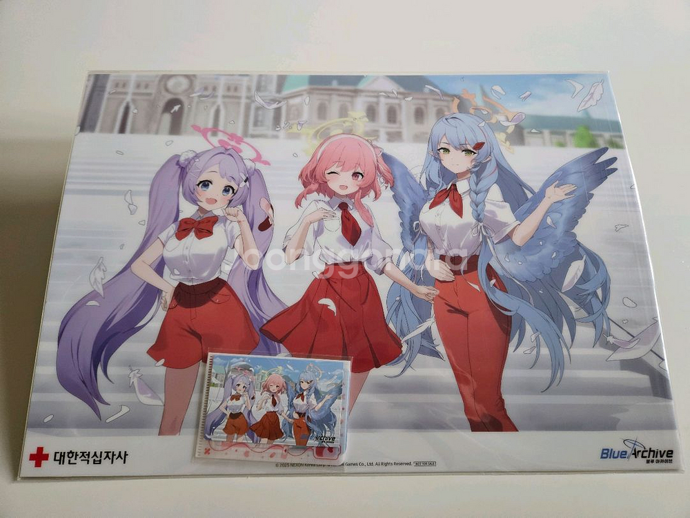 블루아카이브 헌혈 굿즈 세트 미개봉--0