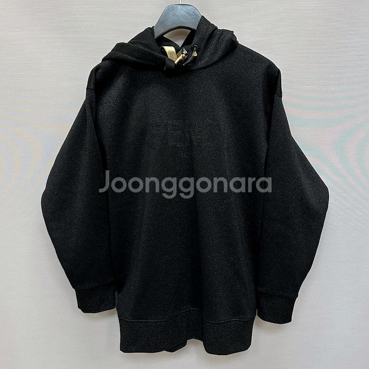 펜디 로고 글리터 후드티 ( 100 )--0