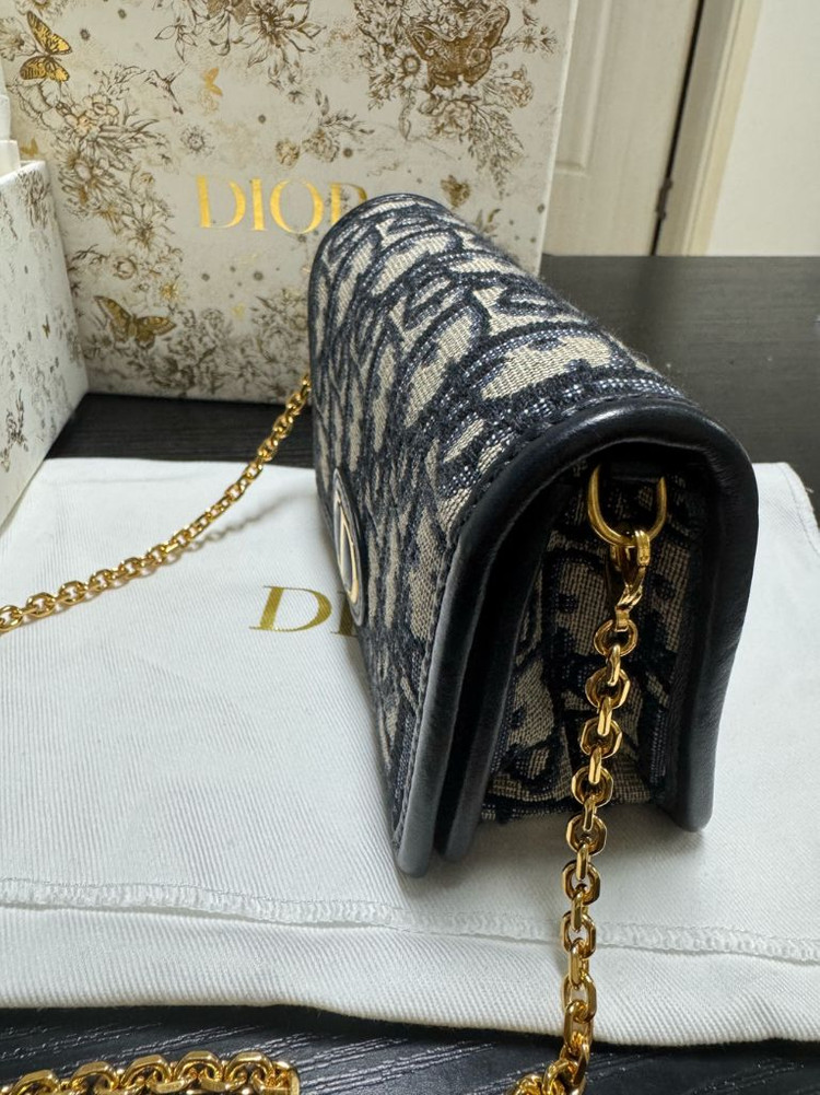 풀구성) 디올 오블리크 나노 벨트백 체인백 미니백--2