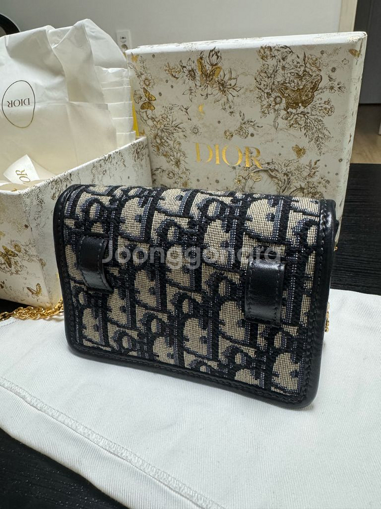 풀구성) 디올 오블리크 나노 벨트백 체인백 미니백--8