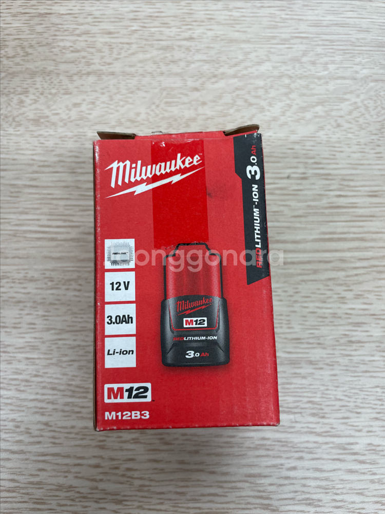 밀워키 배터리 M12B3 12V 3.0Ah 새제품--0