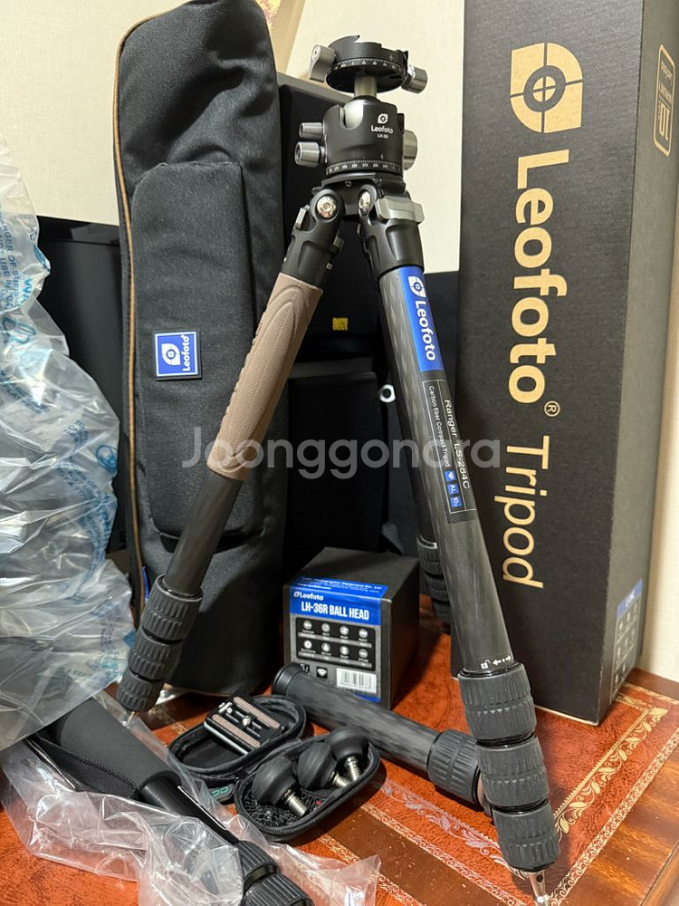 레오포토LS284-C 카본삼각대 + LH-36R 볼헤드--3