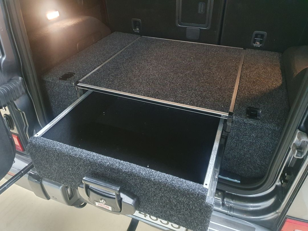 벤츠 G바겐 G63 G400 G450 용 트렁크 수납함 이미지