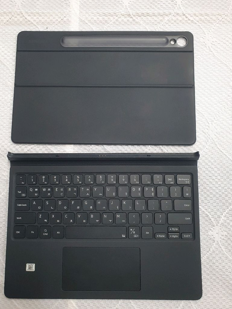 갤럭시탭 s9 정품 북커버 키보드--2
