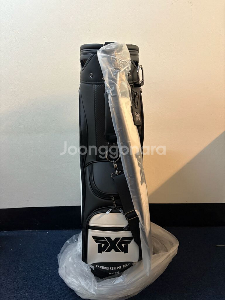 pxg 투어백 골프백 캐디백 화이트 새상품--2