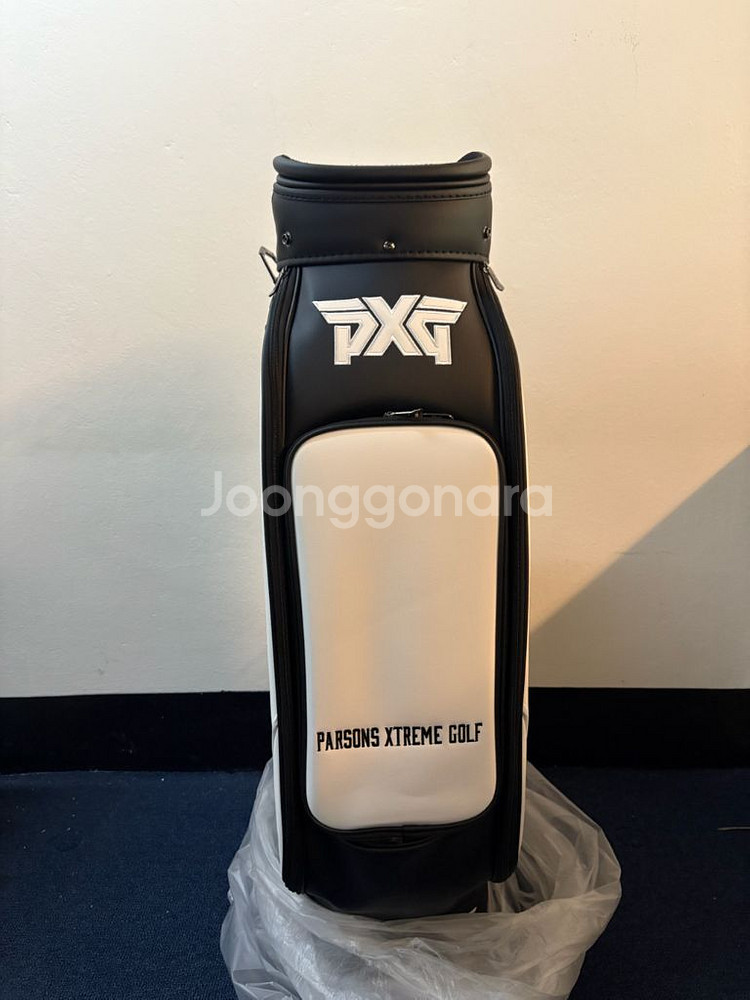 pxg 투어백 골프백 캐디백 화이트 새상품--4