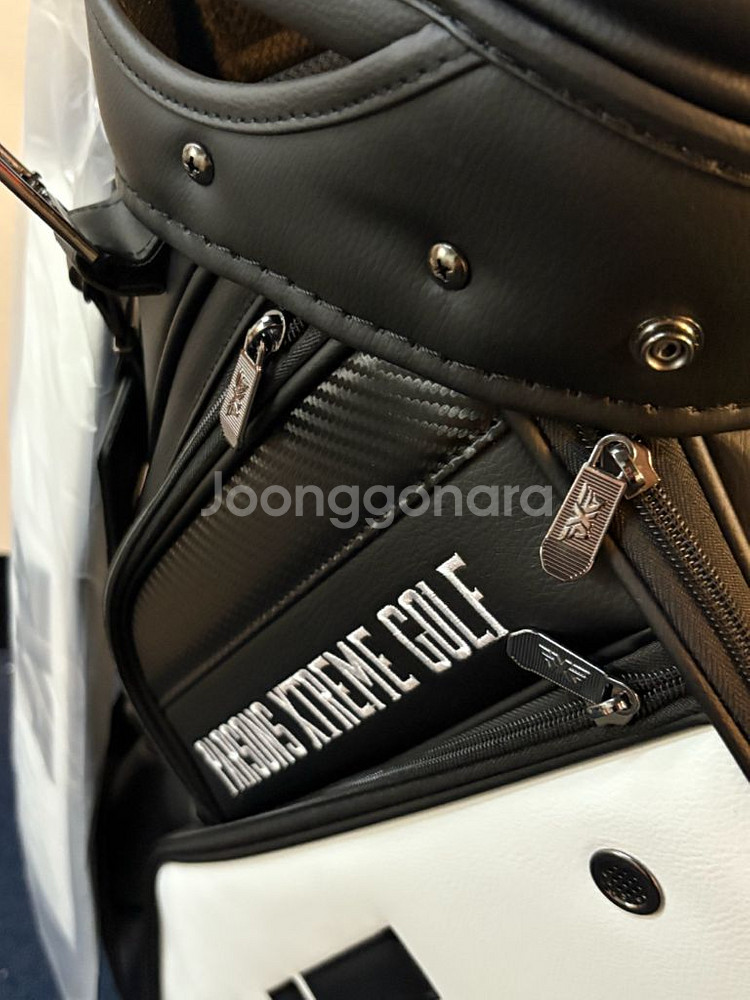 pxg 투어백 골프백 캐디백 화이트 새상품--7