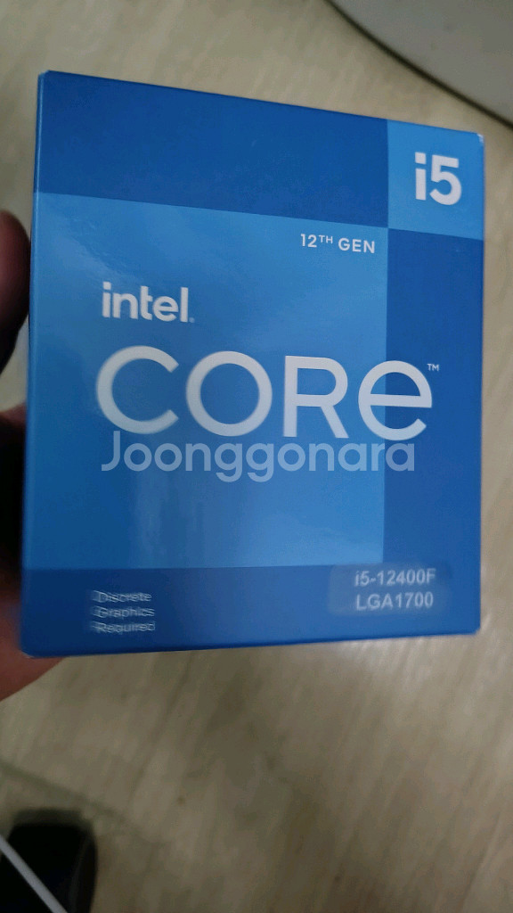 i5 12400f 새상품 미개봉--0