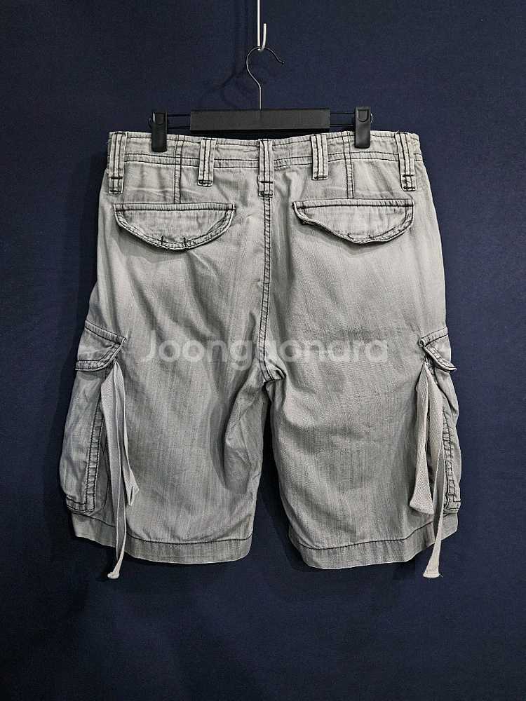 빈폴 그레이컬러 남성 허리 32 빈티지 카고반바지--1