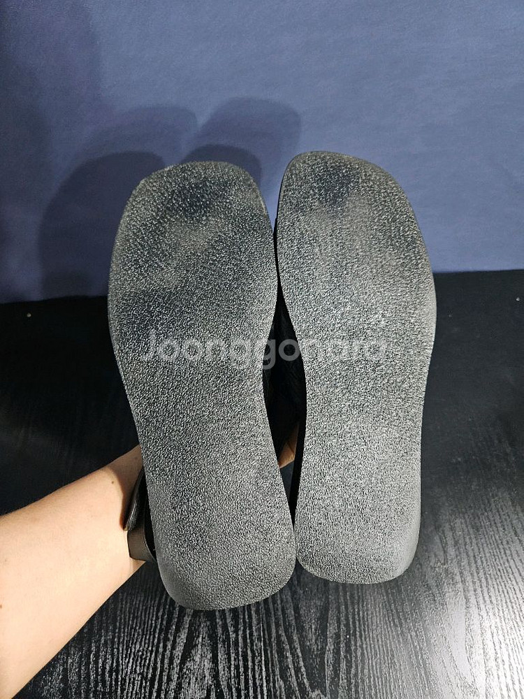 ICINOO HOMME 문양 블랙 남성 270 가죽샌들--8