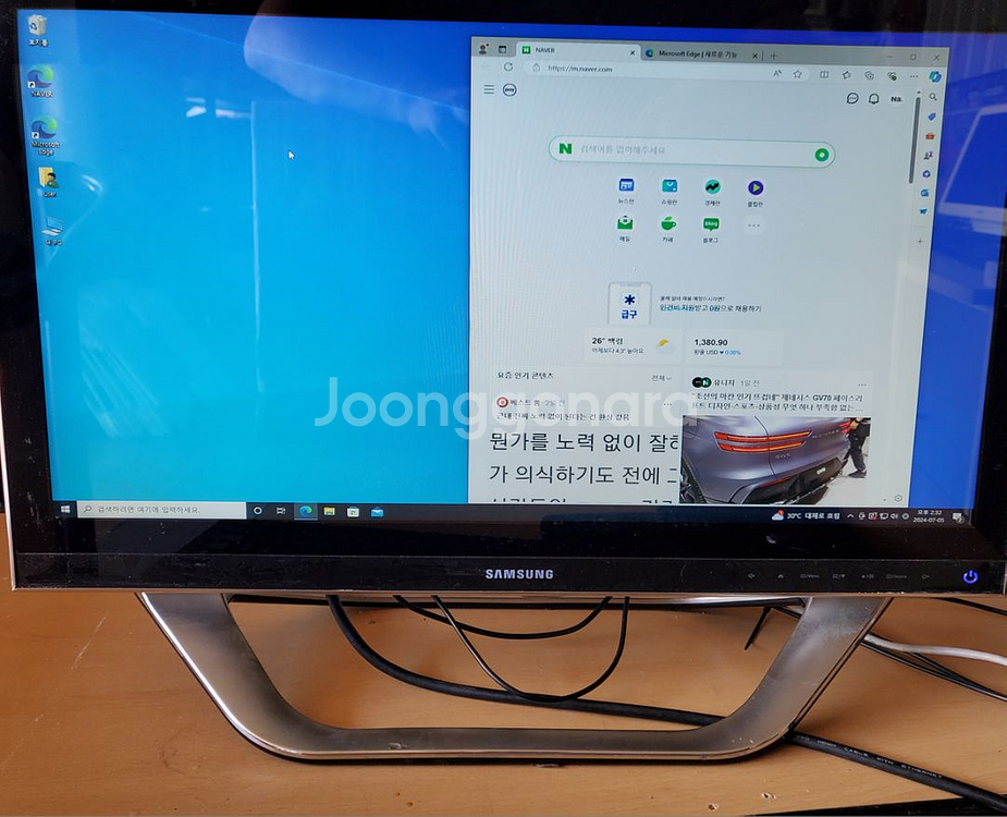 삼성 일체형 컴퓨터 i5 외장그래픽(TV겸용)--4