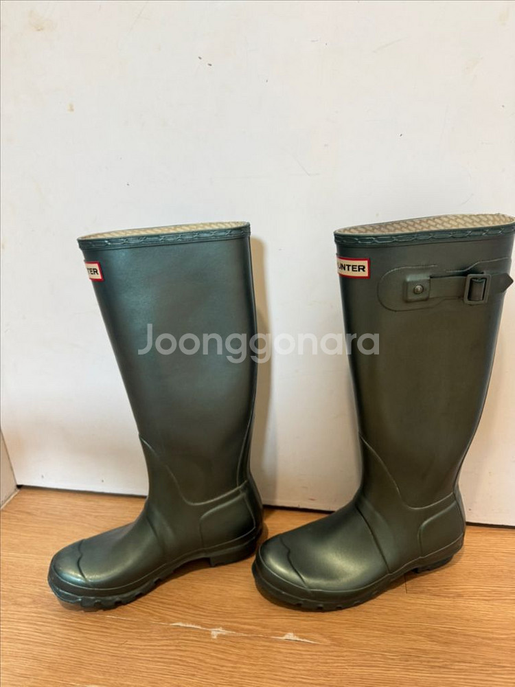 헌터 오리지널 톨 레인 부츠 240--1
