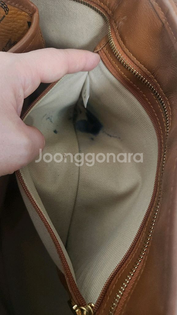 MCM 비세토스 숄더백 정품 키링포함--4