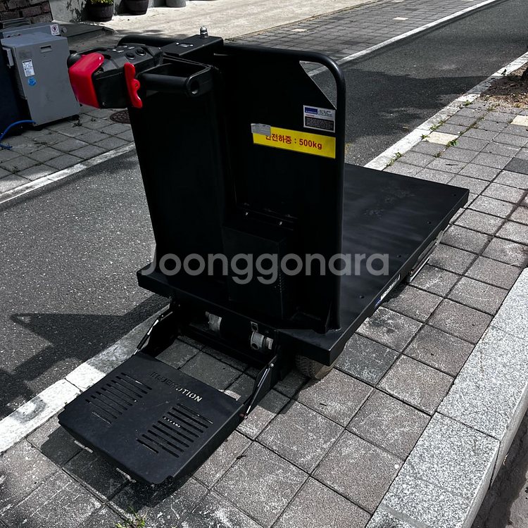 블루모션 탑승형 전동카트 전동운반카트 500kg 인하~--2