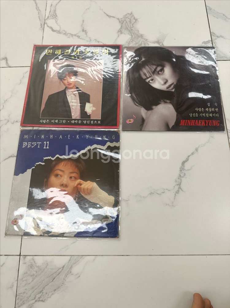 [ 전설의 디바, 민해경 희귀 LP 3장 일괄 판매 ]--0