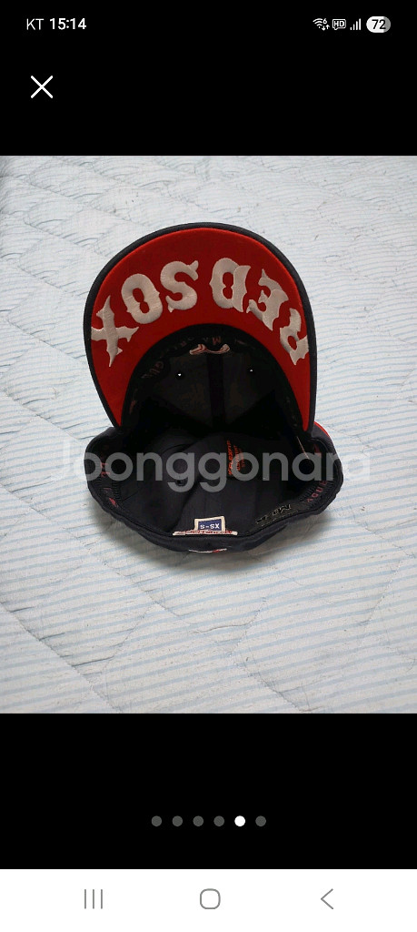 정품) MLB 보스턴 레드삭스 모자 XS-S--4