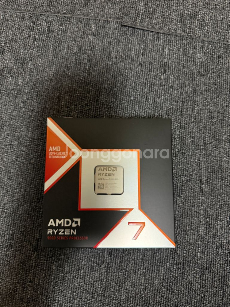 9800x3d 정품 미개봉--0