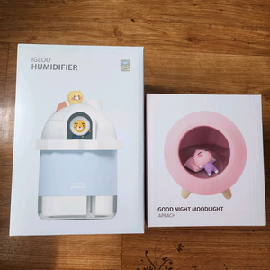 새상품)카카오프렌즈 가습기/무드등 양도합니다!