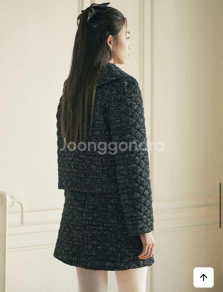 플로움 Mignon Quilting 자켓+스커트 세트--1
