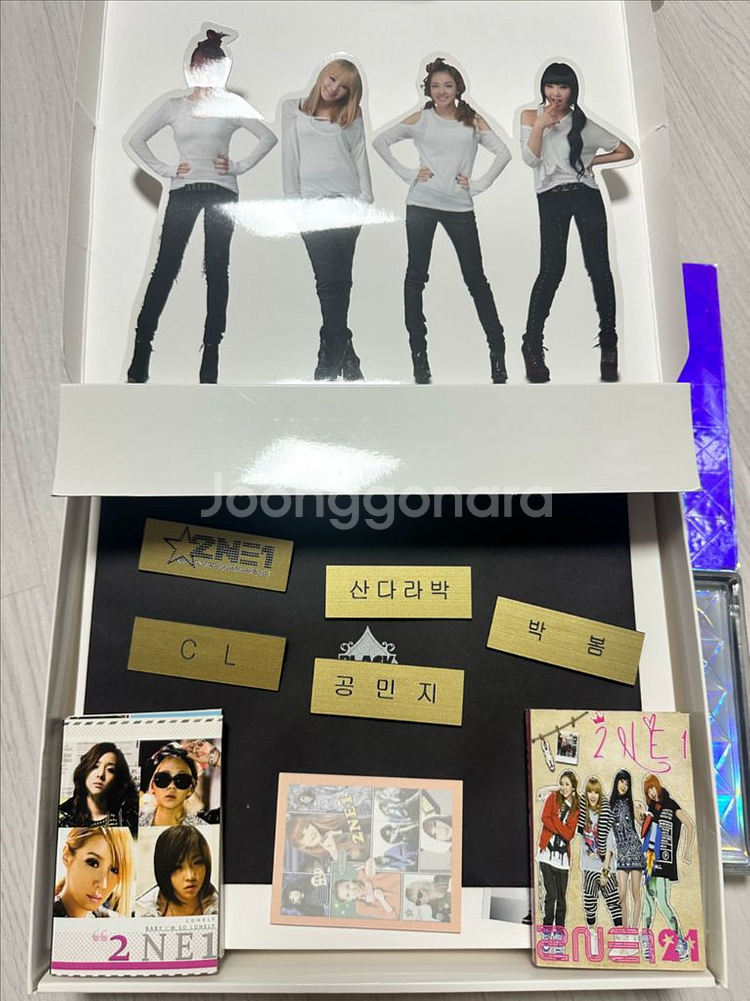 일괄)투애니원 응원봉 앨범 콘서트 굿즈 팬클럽키트--3