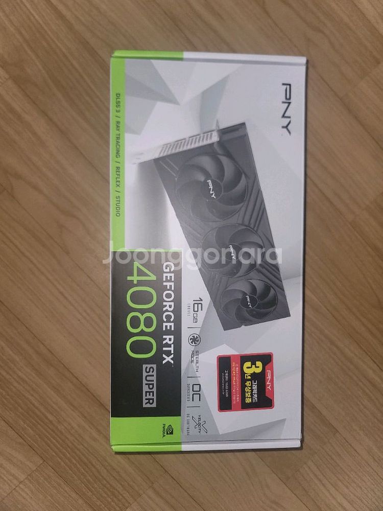 PNY 4080 super VERTO OC 미사용 리퍼--0
