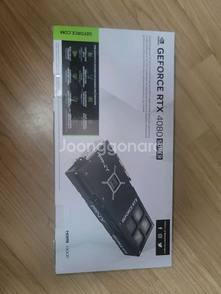 PNY 4080 super VERTO OC 미사용 리퍼--1