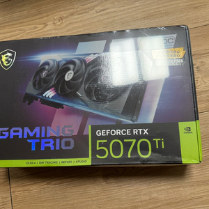 MSI RTX 5070Ti 트리오 미개봉 새제품