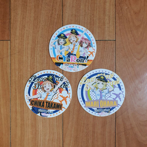 러브라이브 선샤인 샤론&치카&마리 콜라보 코스터