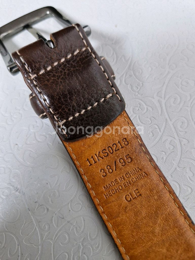 KIRKLAND 가죽벨트 정품--1