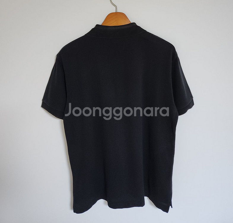 L 꼼데가르송 블랙 레드와펜 남성 반팔 카라티 AZ-T--5