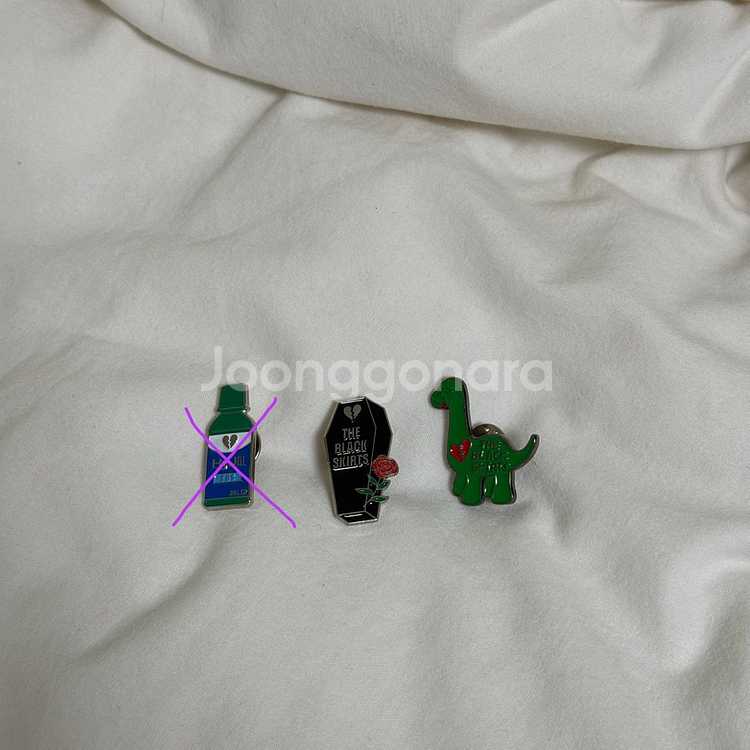 검정치마 뱃지 관짝, 초록공룡 판매--0