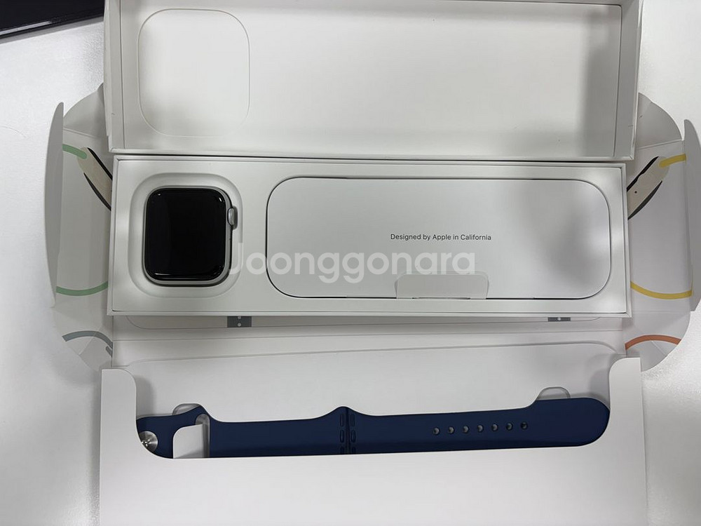 애플워치 se2 44mm,GPS,실버/스포츠밴드 S/M--2