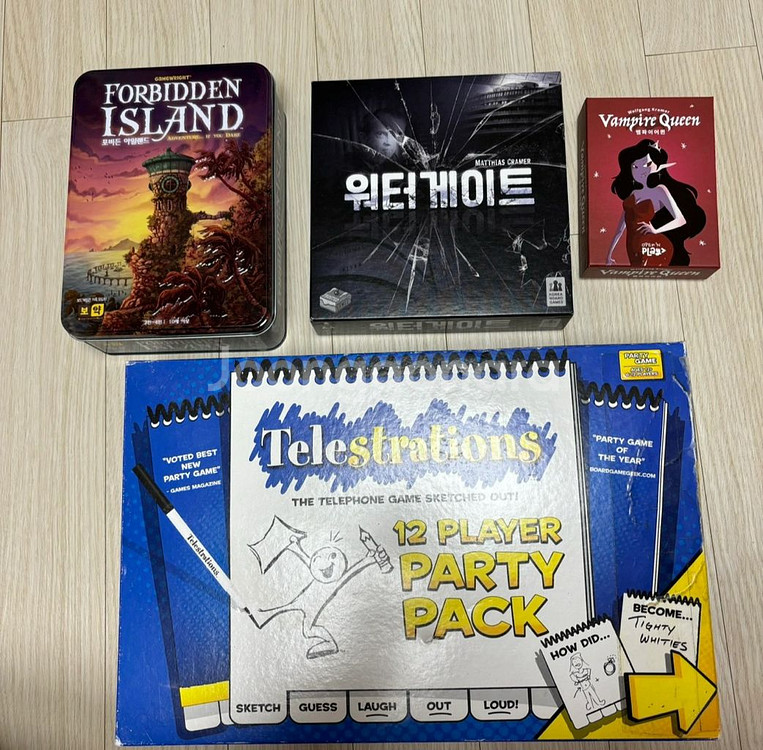 보드게임 정리 데드오브윈터 포비든아일랜드--1