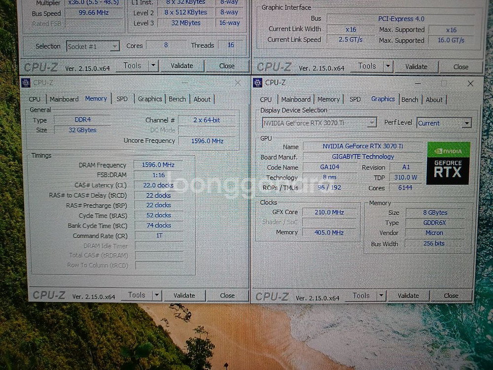 라이젠 5800x rtx3070ti 32기가 컴퓨터--1