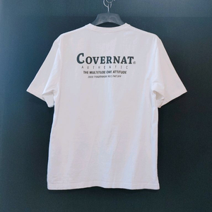 COVERNAT 커버낫 어쎈틱 반팔 라운드티(흰검)
