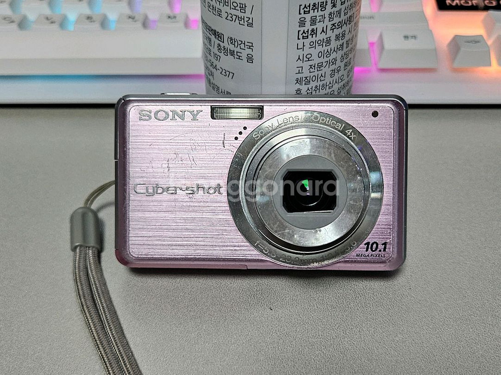 소니 사이버샷 s950 연핑크 빈티지 디카--1