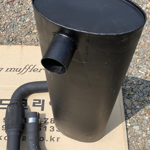 두산 2.5t 지게차 머플러, LD 2t 지게차 머플러