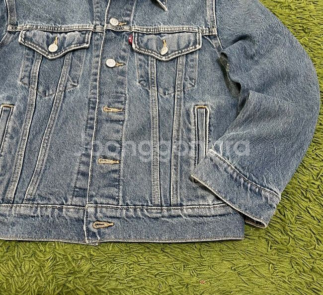 리바이스 여자 청자켓 데님자켓 85/XS--2