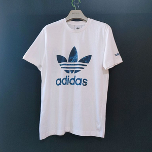 adidas 아디다스 도쿄 불꽃로고 스판 반팔라운드티