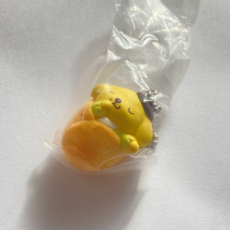 산리오 오쿠루미 베이비 포대기 폼폼푸린 키링 이미지