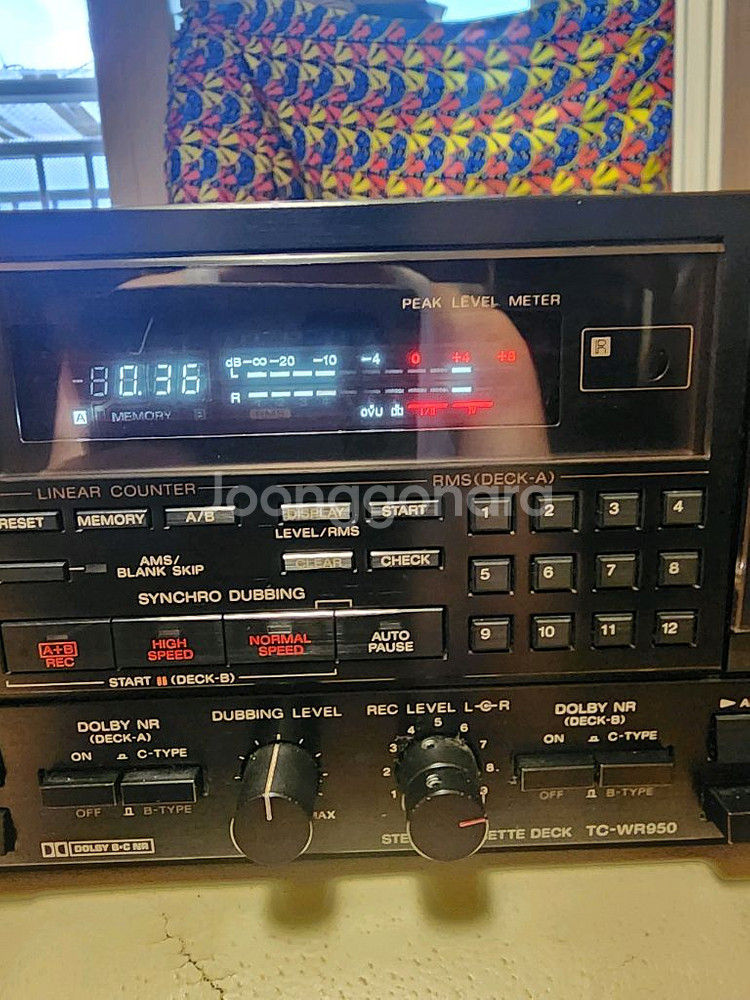 빈티지 소니 최고급 카세트 데크 TC-WR990--8