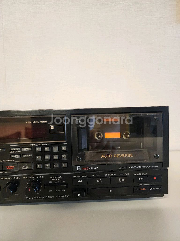 빈티지 소니 최고급 카세트 데크 TC-WR990--4