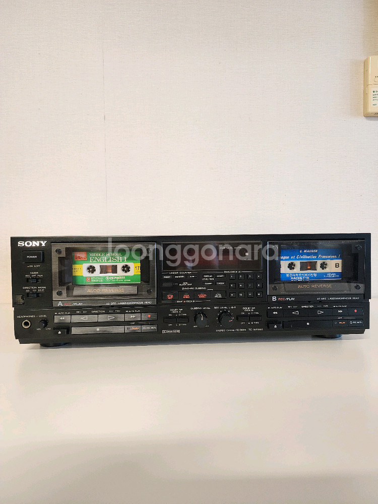 빈티지 소니 최고급 카세트 데크 TC-WR990--7