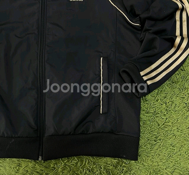 아디다스 금장 블랙 트랙탑 져지집업 100/L--2