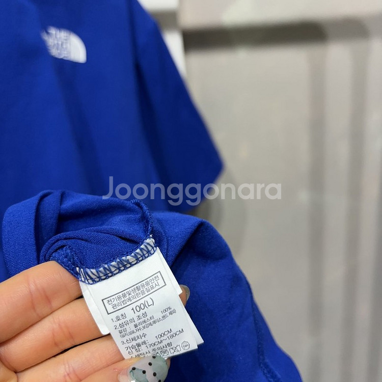 (100) 노스페이스 등산 루즈핏 프린팅 기능성 반팔티--4